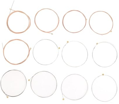 Phosphorbronze-Akustikgitarrensaiten, Einzelverpackung, Schützende PU-Beschichtung, Geeignet für 12-saitige Akustikgitarren (R12)