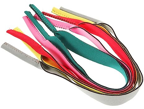Supvox 5stücke Schwimmende Brillenhalter Elastische Brillenketten Für Sportbrillen Befestigungsgurte Mit Verschlüssen Verhindern Verrutschen Oder Herunterfallen Komfortables Tragegefühl v