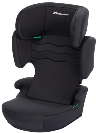 Bebeconfort Hera Safe i-Size, Siège auto réhausseur, i-Size, Installation avec la ceinture de sécurité, super compact et léger de 3 ans et demi jusqu'à 12 ans, 15-36 kg, 100-150 cm, Mineral Black