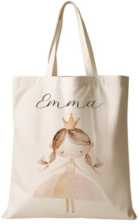 Manufaktur Liebevoll Stoffbeutel mit Namen Stofftasche Personalisiert Kinderbeutel Kindergarten Wechselwäsche