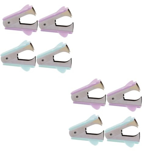 STOBOK 2 Sätze Mini Nagelentferner Schwarzstreifenentferner Kabelbinder Polster Bildschirmreiniger Elektrischer Klammerspender Griffentfernungswerkzeug Kabelblock 4 Stück * 2
