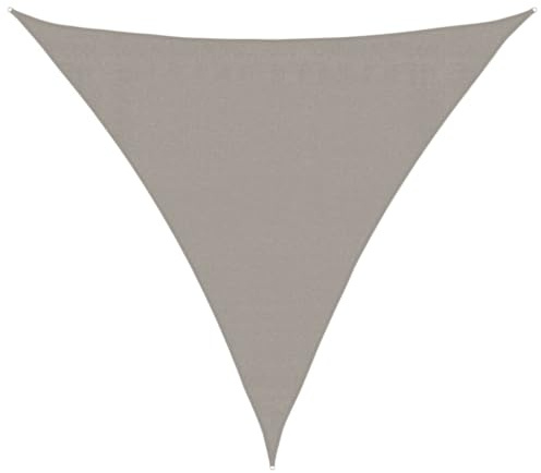 vidaXL Vela Parasole 160 g/m² Triangolare 3x3x3 m in HDPE, Vela ombreggiante, Ombra da Patio, tettoia ombreggiante, Vela da Giardino, tettoia