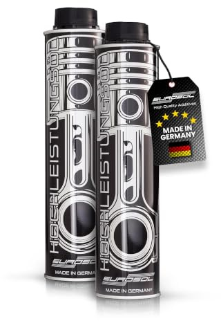 Eurosol Aditivo para Aceite de Motor 2 x 400 ml | Protección antidesgaste | Aditivo para taqués hidráulicos | Motores Gasolina y diésel | Fabricado en Alemania