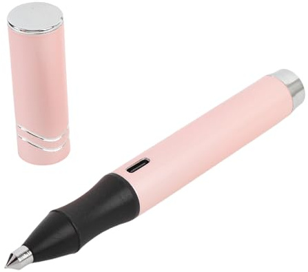Elprico Set di Penna per Film a Caldo di Penna Wireless Professionale con 4 Consigli e 2 Rotoli di Lamina per Artigianato e Invito