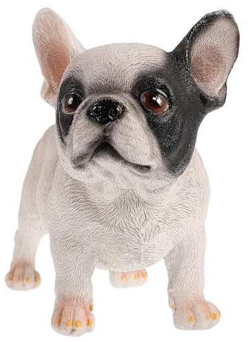 DECOMELODY Statue de Résine pour Jardin et Intérieur Figurine Animale Réaliste et Adorable Décoration Extérieure et Maison Cadeau pour Amateurs de Chiens