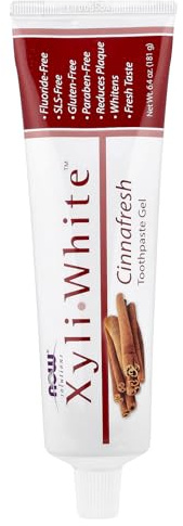 Now Foods, Xyliwhite Zahnpasta Gel, Cinnafresh, 6,4 oz (181 g)
