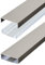 Canal de Cables Plata Mate anodizado - Longitud: 120cm