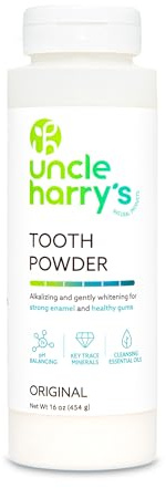 Uncle Harry's All Natural Tooth Powder, 16oz