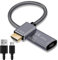 Elebase Adaptateur Câble HDMI Mâle vers USB C Femelle avec Cordon Type C,Convertisseur d'Entrée USB Type C 3.1 Sortie HDMI,4K 60Hz USB C Thunderbolt 3 pour MacBook Pro,Mac,Chromebook,Nreal Air