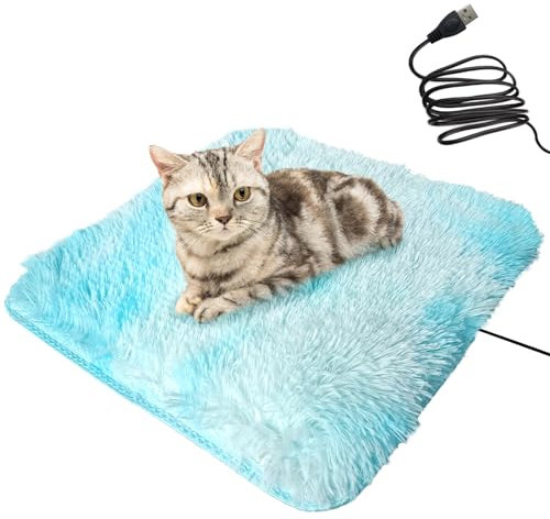 Yanmucy USB Coussin Chauffant pour Animaux Domestici Tapis Chauffant Chien Chat Piccolo Cuscino Termico Termostatico per Gatti Tappetino Riscaldante Coussin Chauffant électrique Cuscino per Cani