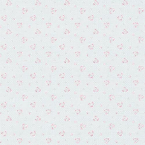 BRICOFLOR Rosen Tapete im Shabby Chic Vintage Landhausstil Romantische Vliestapete mit Blumen grau rosa für Schlafzimmer und Flur