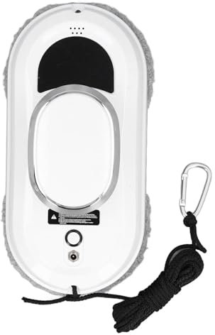 Brrnoo Robot Lavavetri Intelligente per Pulizia Finestre Robot Lavavetri, Robot Lavavetri Automatico con Aspirazione 5600Pa Robot Lavavetri Intelligente Robot Lavavetri per Casa, (Spina