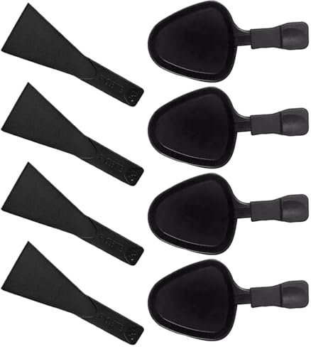 Antihaftbeschichtete Raclette-Pfannen, 4 X Antihaftbeschichtete Grill-Kochpfannen, Antihaftbeschichtete Raclette-Bratpfannen, Multifunktions-Käsepfannen Mit Spatel Für Die Küche Im Restaurant