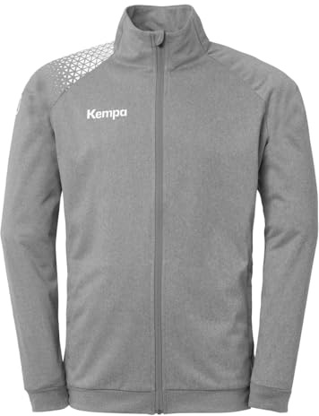 Kempa Handboll Ambition 28 poly jacka sportjacka träningsjacka gå ut jacka för män och pojkar – utan huva med fickor med dragkedja