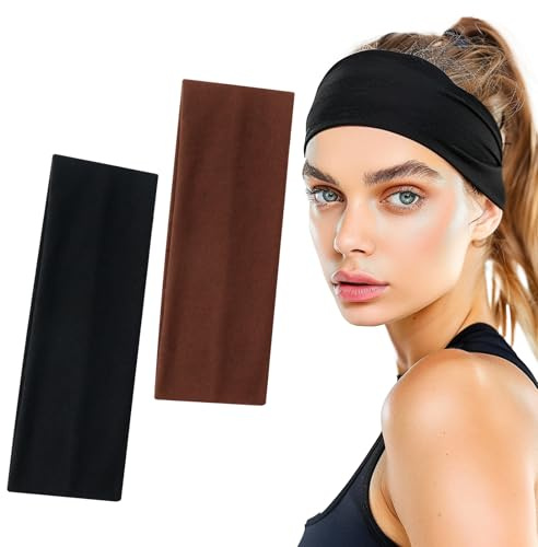 Sularpek Diadema Elástica, Diadema de Yoga Deportivo Banda, Antideslizante y Absorbente del sudo, Mujer y Hombres,para Hacer Entrenamiento, Yoga, Correr