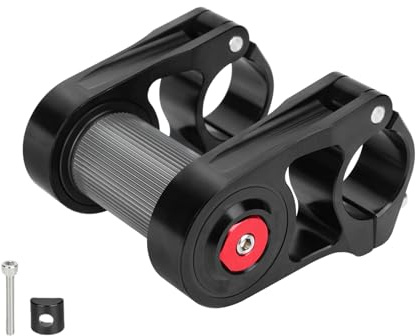 HDOYTXXM Leghe di alluminio Biciclette Manubrio Doppio Manico 25 4 Mm Manubrio Risers Adattatore Regolabile Accessori Ciclismo Leghe di Alluminio