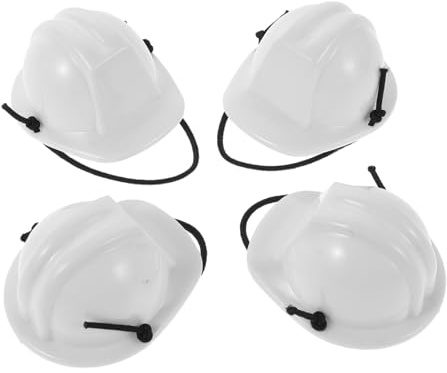 TOYANDONA 4stücke Mini-bauhelm für Kleine Hunde und Katzen Schlangen-Design mit Federleine Kopfbedeckung für Puppen und Miniatur-Haustier-Spielzeug für Baustellen-partydekorationen