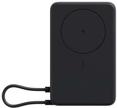 Xiaomi Magnetic Power Bank 10000mAh con Soporte Integrado, Beige | Power bank MagSafe 10000mAh con soporte integrado. Carga inalámbrica + soporte — perfecto para viajes y videollamadas.