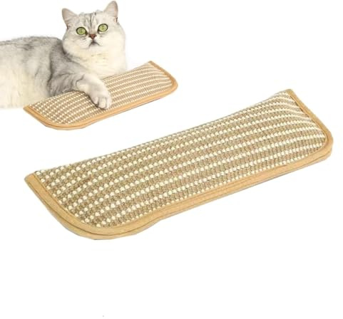 Coussin/jouet de dentition en sisal naturel à l'herbe à chat 2026, convient aux chats d'intérieur, coussin pour les pattes, griffoir, résistant aux morsures, soulage l'ennui, un indispensable