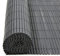 ESTEXO Brise-vue en PVC en tubes en plastique gris 1,20 x 4 m