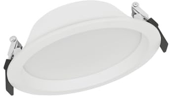 LEDVANCE LED Downlight | Leuchte für Innenanwendungen | Kaltweiß | 160,0 mm x 52,0 mm | DOWNLIGHT ALU, 4058075091450