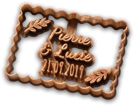 La Boite à Cookies Emporte-pièce Petit beurre et feuilles personnalisable