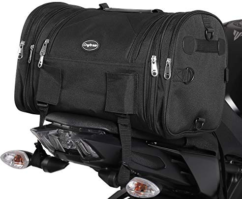 Motorrad Hecktasche Kompatibel mit Beifahrersitz Craftride RB1 Gepäckrolle 24-30 L