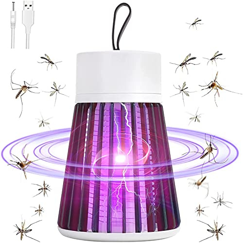 SXBCyan Bug Zapper intérieur Moustique Zapper électrique USB Moustique Moustique Tueur de Lampe Amortisseur for la Cuisine de la Chambre à Coucher