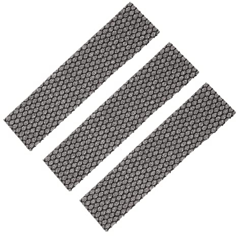 PATIKIL 8.5 x 2 x 0.2 Climatisateur Mousse Filtre, 3 Paquet Air Filtrage Remplace Lavable Réutilisable pour Climatisateur Purificateurs, Noir