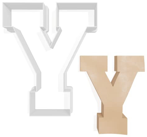 Varsity Letter Y Cookie Cutter - 3 Sizes