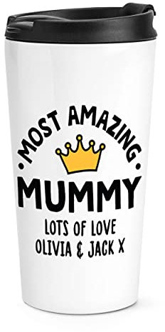 Gift Base Tazza da viaggio personalizzabile con corona di mummia