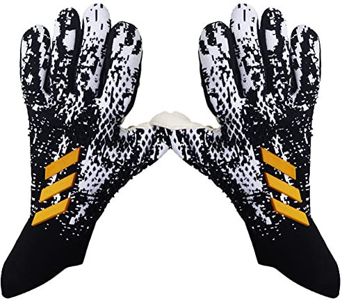 EROFEL Kinder-Fußballhandschuhe, professioneller Herren-Latex, starker Griff für Fußball-Torwart-Torwarthandschuhe, Trainingshandschuhe mit doppeltem Handgelenkschutz, Abriebfest, rutschfest 8yards B