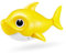 ROBO ALIVE Junior - Baby Shark Serie 1, Gelb, Hai (Gelb)