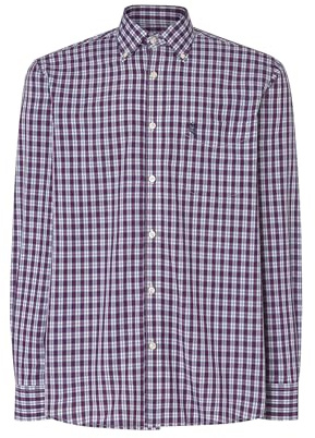 El Búho Nocturno Camicia Uomo Manica Lunga Easy Iron Taschino Taglie Forti o Camicia Flanella a Quadri Inverno Cotone