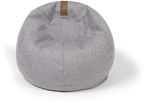 pushbag Kinder-Sitzsack BAG100 Fleece Grey