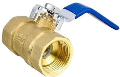 RTRCAGAKM 1/2 3/4 1 2 Messing BSP Gewinde Kugelhahn Mit Hebel Griff Kupfer Sanitär Tap(3)