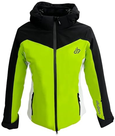 Dubin Sport Faloria Damen Skijacke 20K Grün Code FALORIA-435910, Limette/Schwarz, 38
