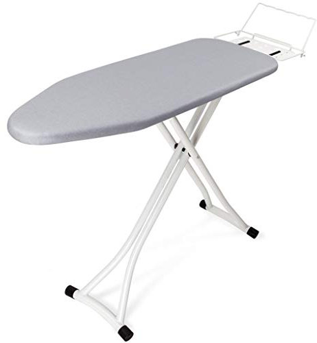 WJFTODAY Herramienta de Limpieza Perchas para Planchar de Malla de Acero, Altura ajustablro, Altura Ajustable, Tabla de Planchar de 74-86CM, Tienda de Ropa, Hotel, Centro Comercial, Estante de Hierro