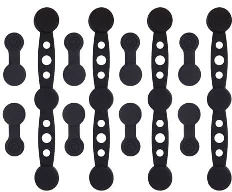 XULIERUX Magnetischer Silikonclip, 12er-Pack, Magnetischer Backpapier-Halter, Für Metall-Airfryer, Für Airfryer-Kochen Und Backen
