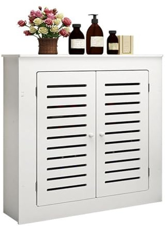 Meuble Radiateur Couvre Chauffage Maison Facile à Nettoyer Wood Radiator Cover Salle de Bain et Couloir(50x80x15cm/19.69x31.5x5.91in)