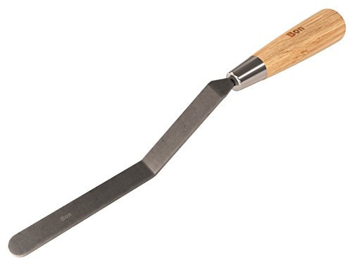 Bon 11-859 Pro Plus 5/8-inch Stiff Tuckpointer Trowel Radius End with Wood Handle
