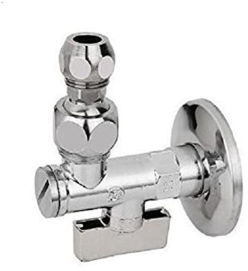 BUGATTI RUBINETTO FILTRO SOTTOLAVABO 1/2 x 10 mm CON SNODO E ROSETTA Modello Minnesota MADE IN ITALY