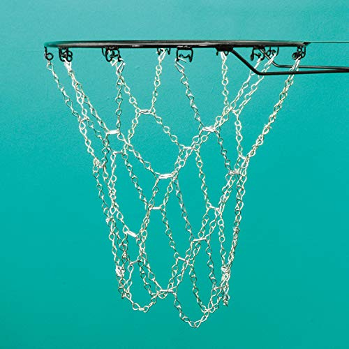 Sure Shot Unisex-Kette Basketballnetz, Weiß, Silber, Einheitsgröße