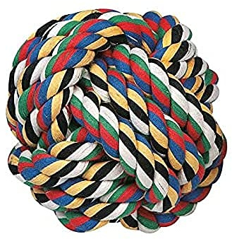 Karlie Baumwollball - Hundespielzeug - Baumwolle - Mehrfarbig - Durchm. 5,5 cm