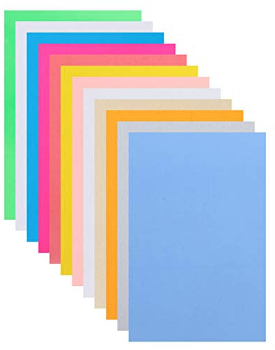 Kunststofffolien 20×15×1 12 Stück Schrumpffolienbögen Buntes DIY-Schlüsselanhänger-Zubehör 14,5 X 20 cm