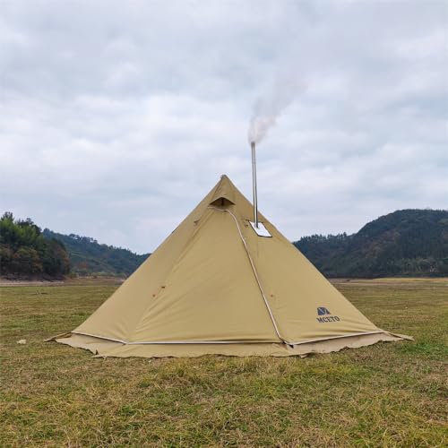 COMETX 4-6 Personen Hot Zelt Ofen mit Jack Camping Pyramide Teepee Zelt Camping Rucksack Wandern