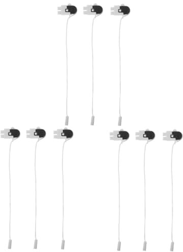 KONTONTY 9pcs Bathroom Light Pull Cord Replacement Pull Cord for Wall Light Switch