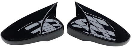 Auto Spiegelkappe Für VW Für Golf 6 MK6 Für GTI Für GTD 2009-2013 Seite Rückspiegel Kappe Abdeckung Seite Flügel Spiegel Abdeckung Spiegelkappen Außenspiegel(1 pair black)