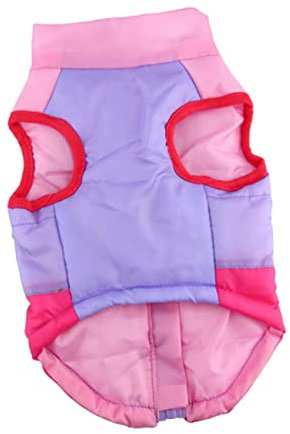 YARNOW wasserdichte Hunde-Winterweste XL Warmes Baumwollfutter Atmungsaktiv Sportliches Design Haustierjacke Für Außenaktivitäten Rosarot Violett