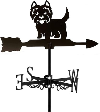 MEMEM Wetterfahnen-Dekoration mit Märchenfiguren, Wetterfahne fürs Dach, Richtungsanzeiger, Wetterhahn, einfache Installation auf Dach, Hof, Garten und im Freien(Tiger)